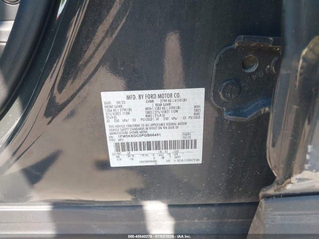 2023 FORD EXPLORER ST 9