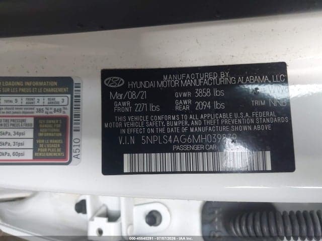 2021 HYUNDAI ELANTRA SEL 9