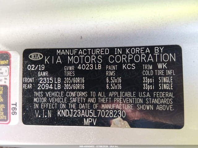 2020 KIA SOUL S 9
