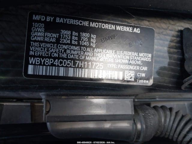 2020 BMW I3 120AH W/RANGE EXTENDER 9