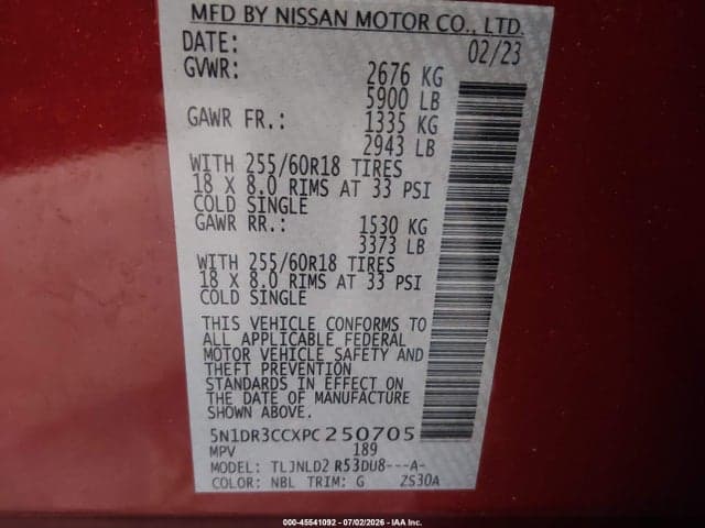 2023 NISSAN PATHFINDER SL 4WD 9