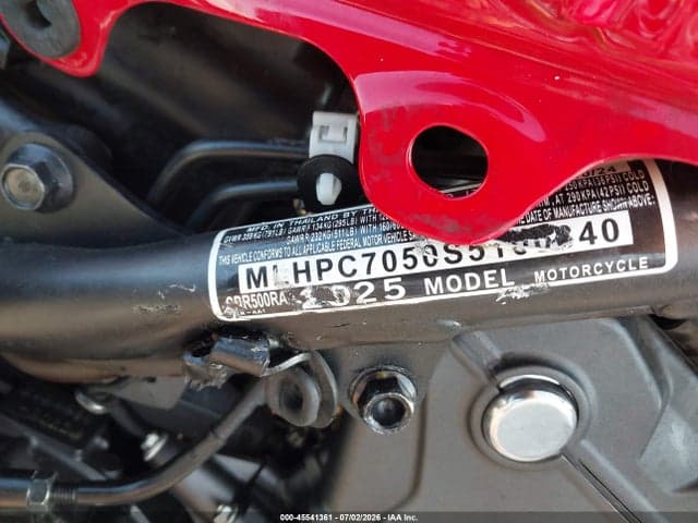 2025 HONDA CBR500 RA 10