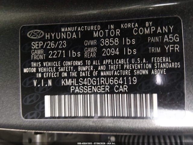 2024 HYUNDAI ELANTRA SEL 9