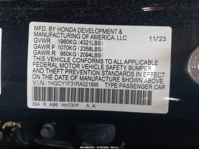 2024 HONDA ACCORD EX 9
