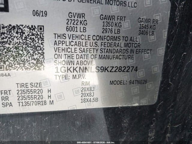 2019 GMC ACADIA SLT-2 9