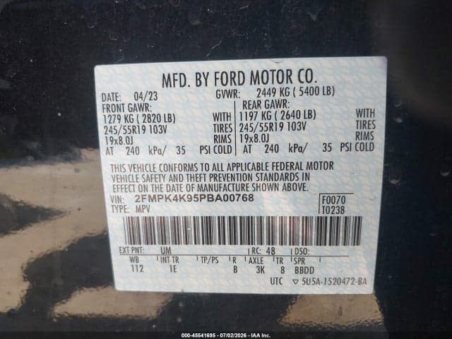 2023 FORD EDGE TITANIUM 9