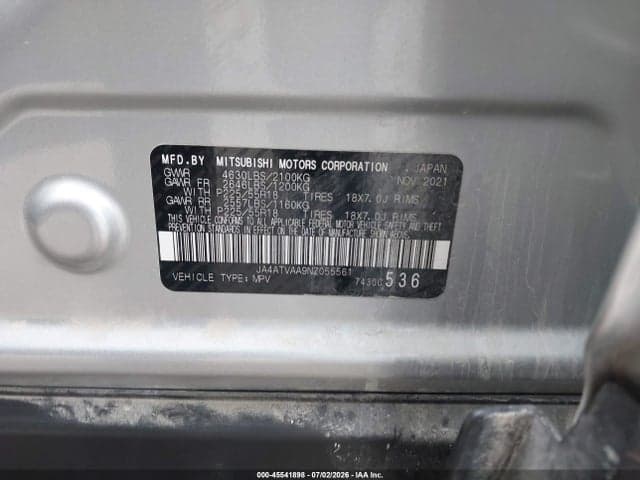 2022 MITSUBISHI ECLIPSE CROSS LE S-AWC 9