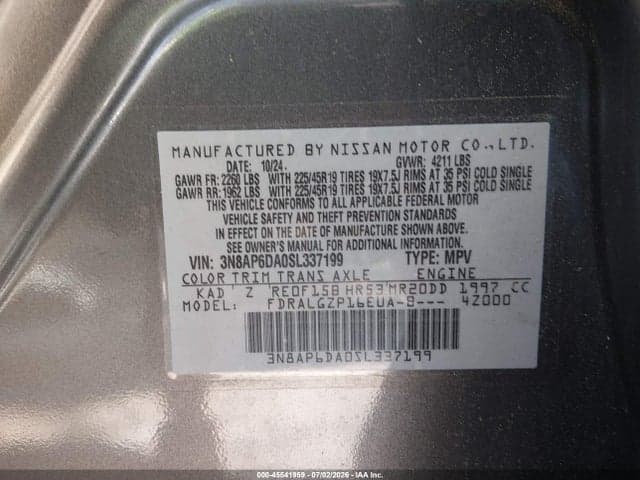 2025 NISSAN KICKS SR FWD 9