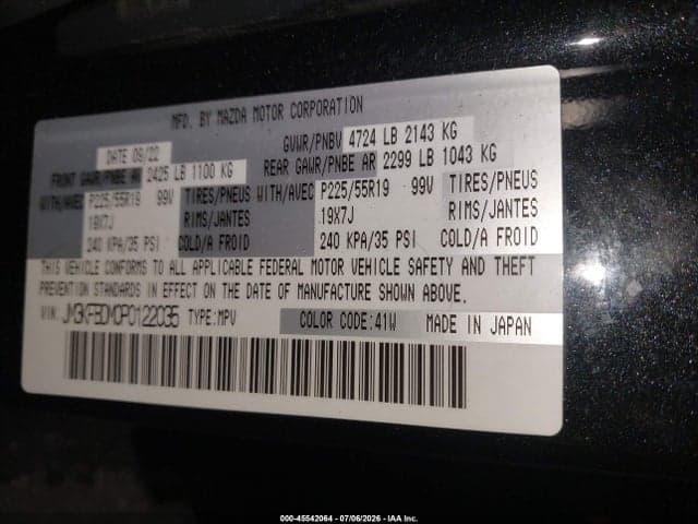 2023 MAZDA CX-5 2.5 S PREMIUM 9