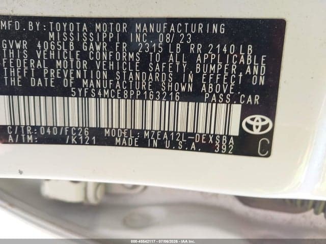 2023 TOYOTA COROLLA SE 9