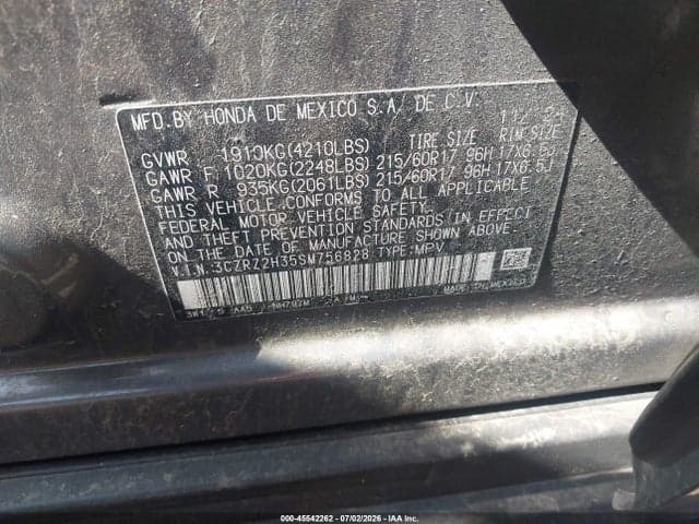 2025 HONDA HR-V AWD LX 9