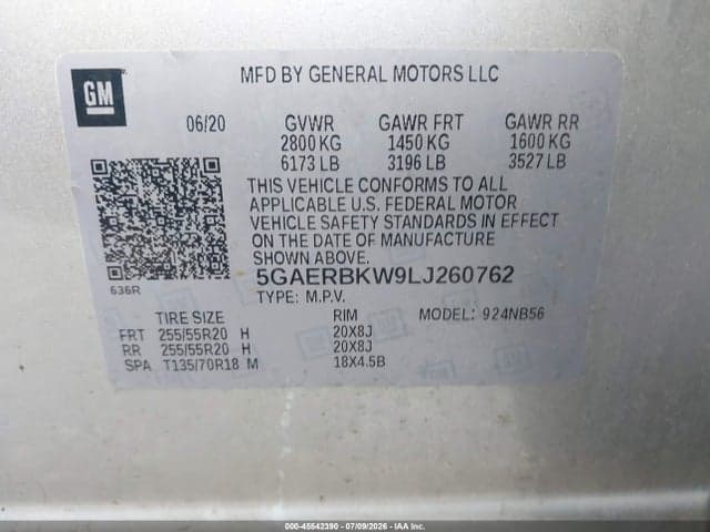 2020 BUICK ENCLAVE FWD ESSENCE 9