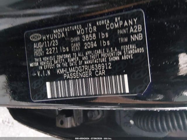 2024 HYUNDAI ELANTRA SEL 9