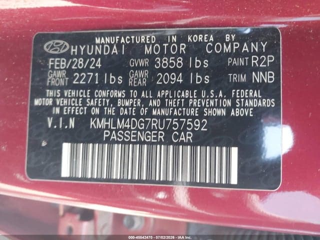 2024 HYUNDAI ELANTRA SEL 9