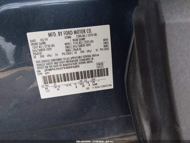 2019 FORD EDGE TITANIUM 9