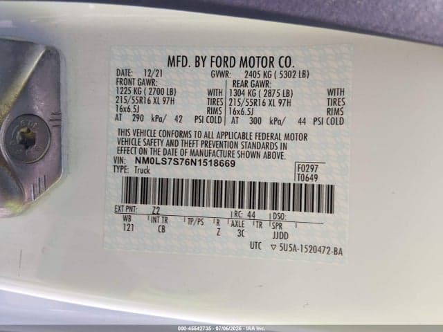 2022 FORD TRANSIT CONNECT XL 9