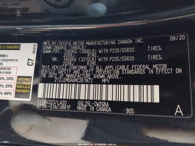 2021 LEXUS RX 350 9