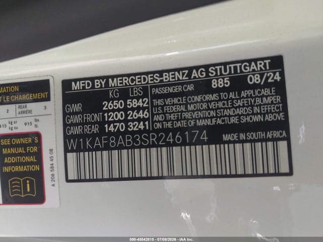 2025 MERCEDES-BENZ AMG C 63 S E PERFORMANCE 9