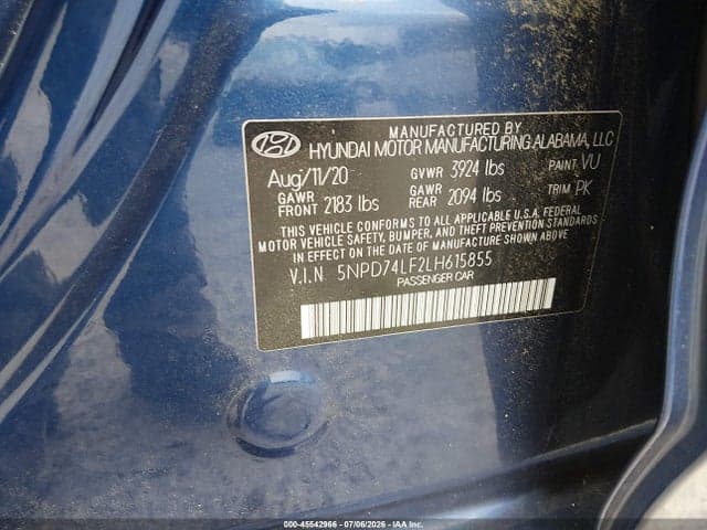 2020 HYUNDAI ELANTRA SE 9