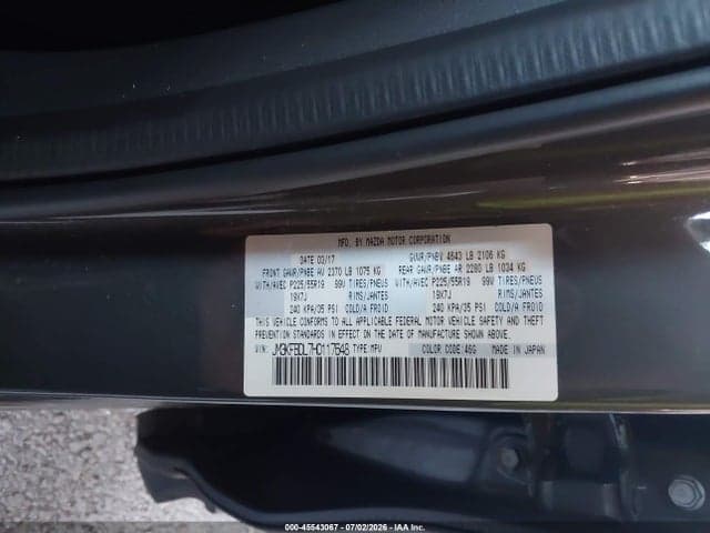 2017 MAZDA CX-5 GRAND TOURING 9