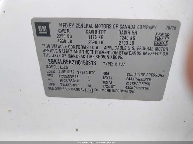 2017 GMC TERRAIN DENALI 9
