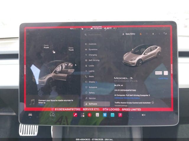 2021 TESLA MODEL 3 STANDARD RANGE PLUS REAR-WHEEL DRIVE 7