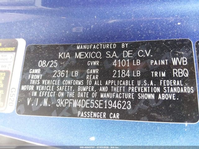2025 KIA K4 GT-LINE 9