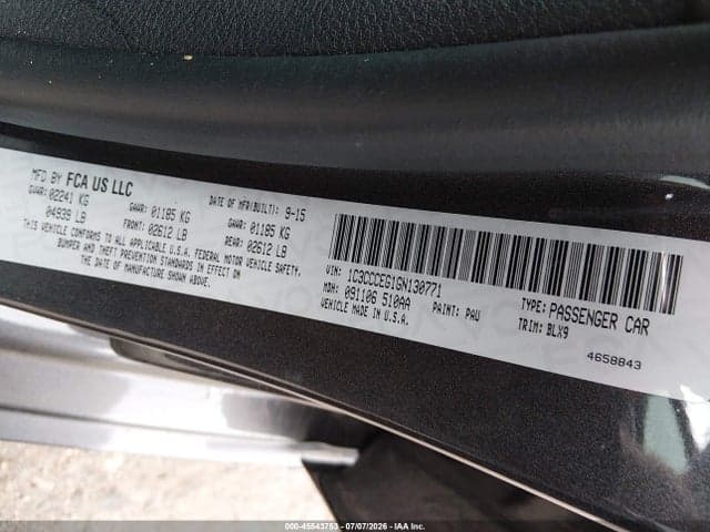 2016 CHRYSLER 200 C 9