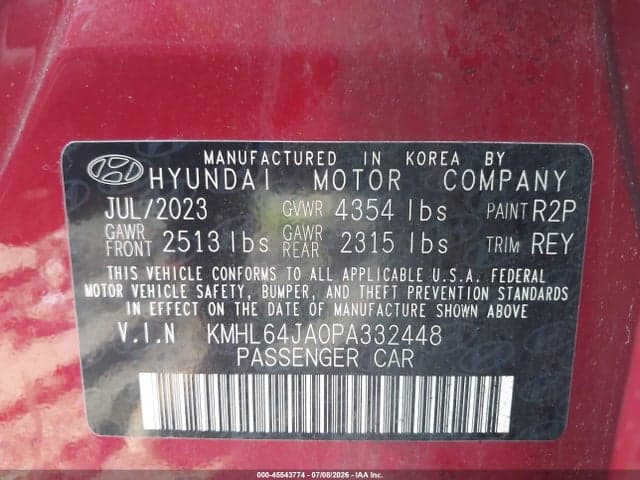 2023 HYUNDAI SONATA SEL 9