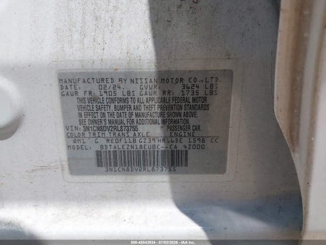 2024 NISSAN VERSA 1.6 S 9