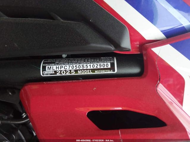 2025 HONDA CBR500 RA 10