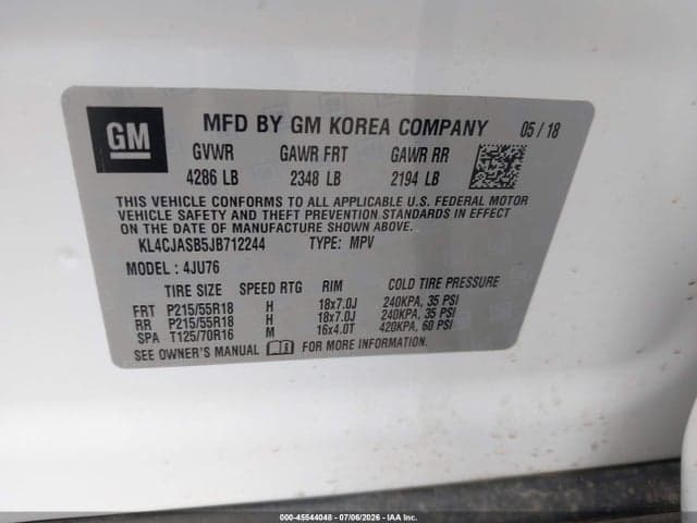 2018 BUICK ENCORE PREFERRED 9