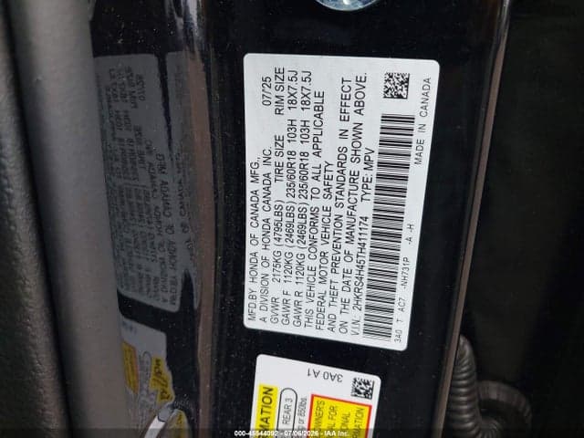 2026 HONDA CR-V EX AWD 9