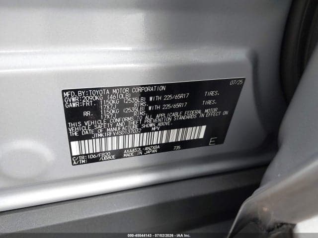 2025 TOYOTA RAV4 LE 9