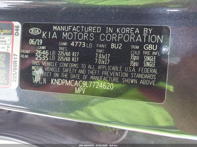 2020 KIA SPORTAGE LX 9