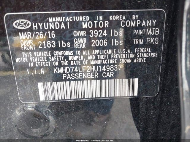 2017 HYUNDAI ELANTRA SE 9