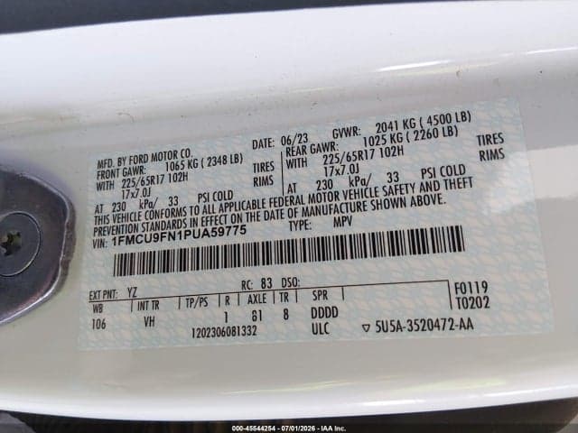 2023 FORD ESCAPE 9