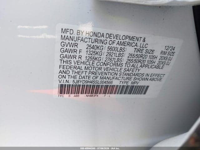 2025 ACURA MDX TECHNOLOGY PACKAGE 9