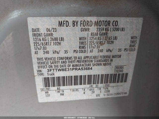 2023 FORD MAVERICK XL 9