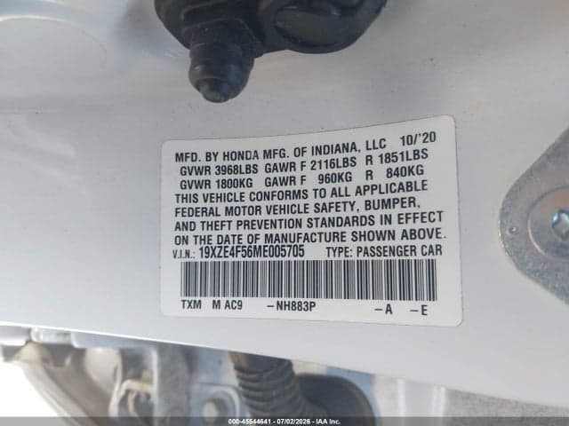 2021 HONDA INSIGHT EX 9