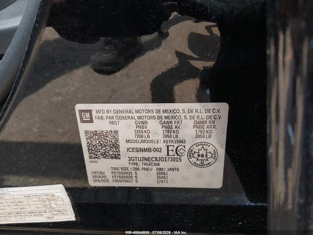 2018 GMC SIERRA 1500 SLT 9