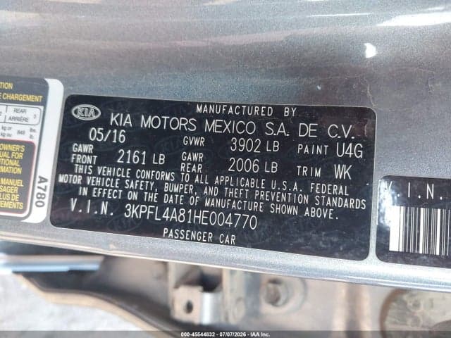 2017 KIA FORTE EX 9