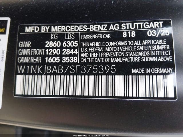 2025 MERCEDES-BENZ AMG GLC 63 COUPE 4MATIC 9