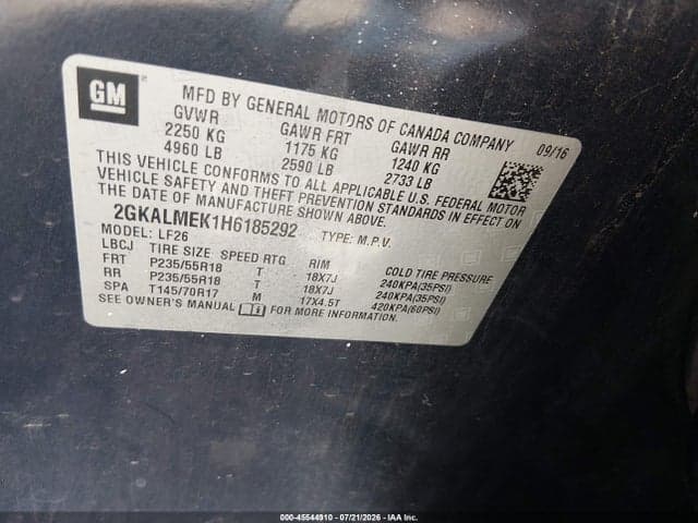 2017 GMC TERRAIN SLE-1 9
