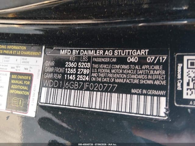 2018 MERCEDES-BENZ E 400 4MATIC 9