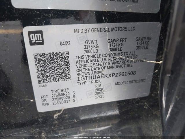 2023 GMC SIERRA 1500 4WD STANDARD BOX PRO 9