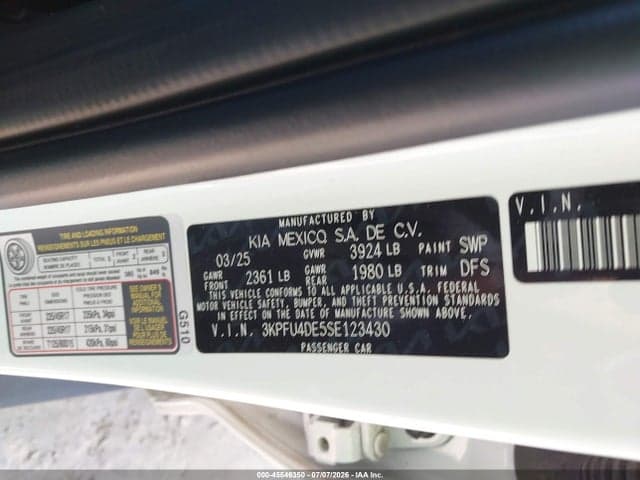 2025 KIA K4 EX 9