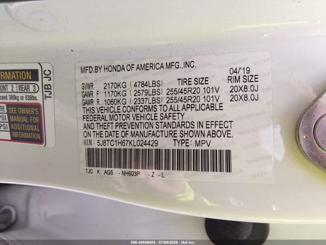 2019 ACURA RDX A-SPEC PACKAGE 9