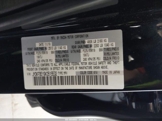 2019 MAZDA CX-5 SIGNATURE 9