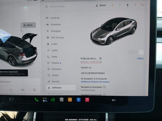 2018 TESLA MODEL 3 LONG RANGE/PERFORMANCE 7